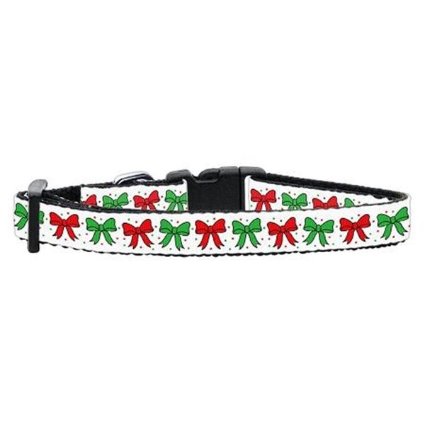 Unconditional Love Christmas Bows Nylon Ribbon Collar Cat Safety UN751526